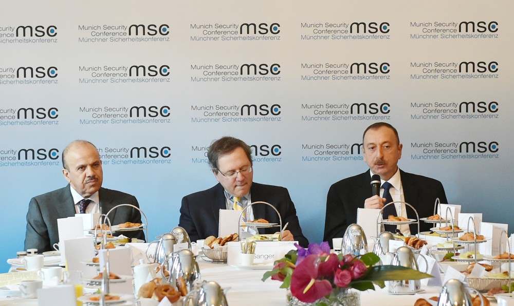President Aliyev attends Energy Security Roundtable as part of Munich Security Conference
