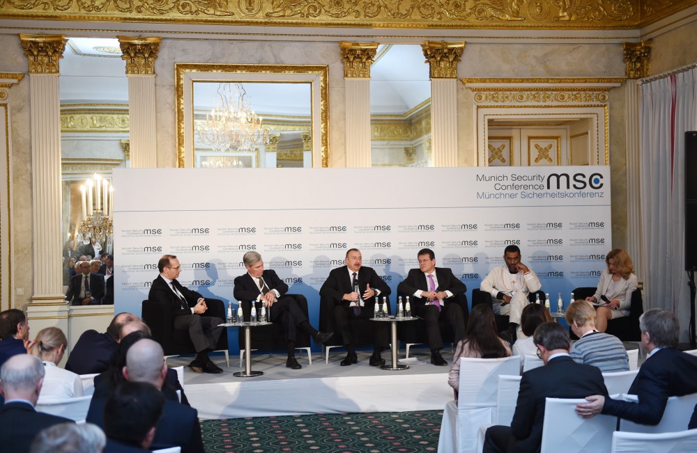 President Ilham Aliyev attended panel discussion on climate and energy security at Munich Security Conference