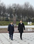 President Aliyev arrives in Azerbaijan’s Tovuz district