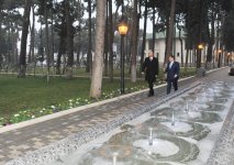 President Ilham Aliyev attends the opening of Youth House in Qovlar, Tovuz