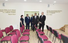 President Ilham Aliyev attends the opening of Youth House in Qovlar, Tovuz