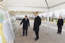 President Aliyev attends opening of highway after reconstruction