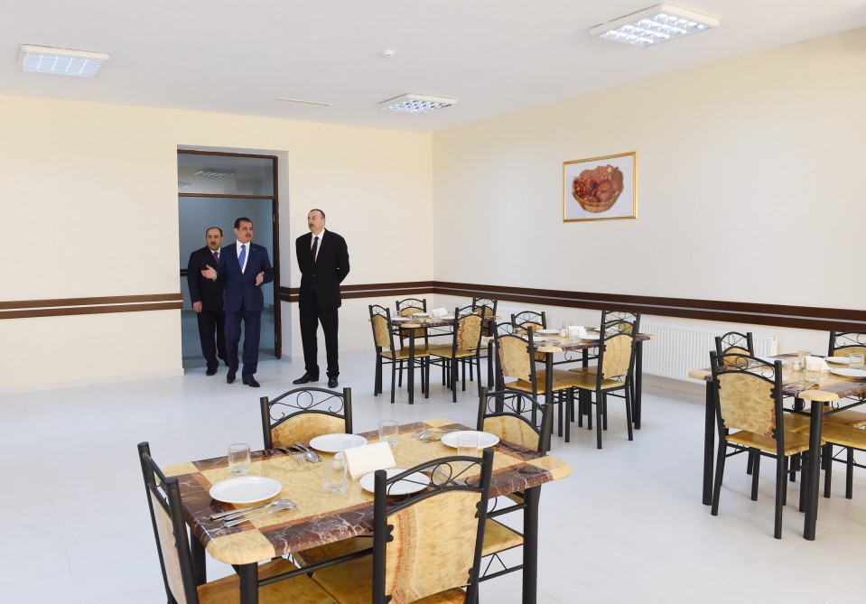 Azerbaijani president attends opening of secondary school No. 39 in Ganja