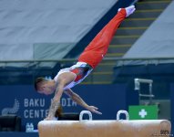 Azerbaijani gymnasts perform at FIG World Challenge Cup (PHOTO)
