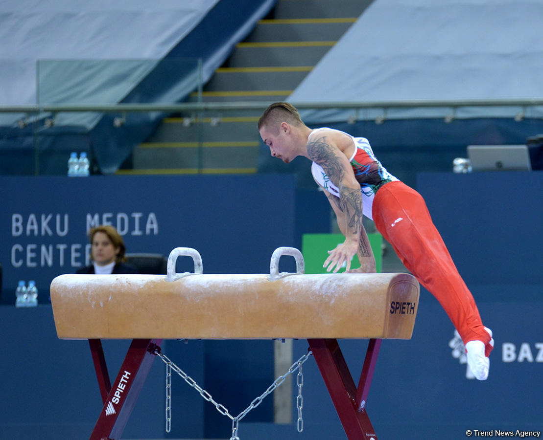 Azerbaijani gymnasts perform at FIG World Challenge Cup (PHOTO)