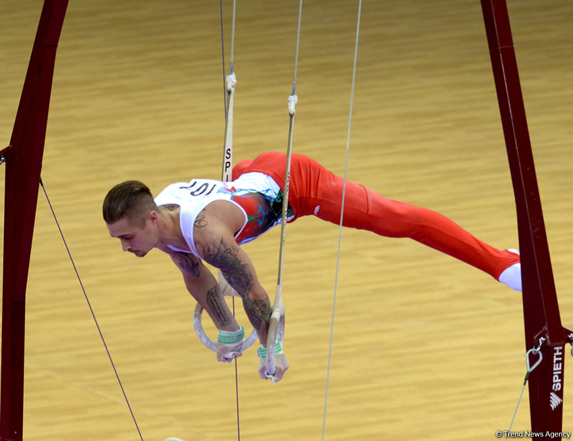 Azerbaijani gymnasts perform at FIG World Challenge Cup (PHOTO)