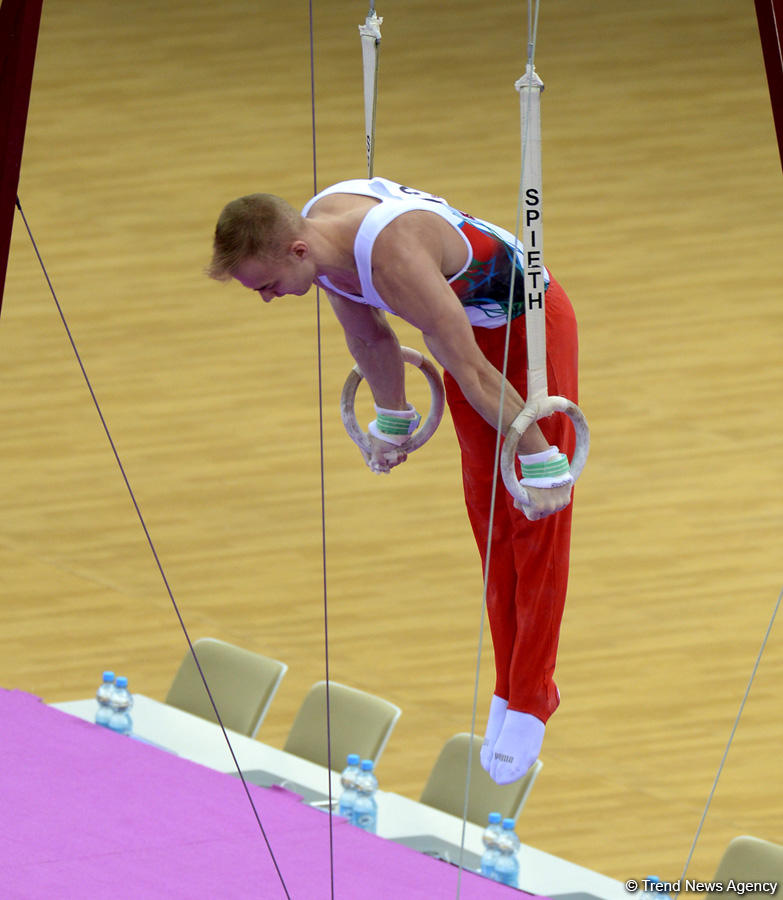 Azerbaijani gymnasts perform at FIG World Challenge Cup (PHOTO)