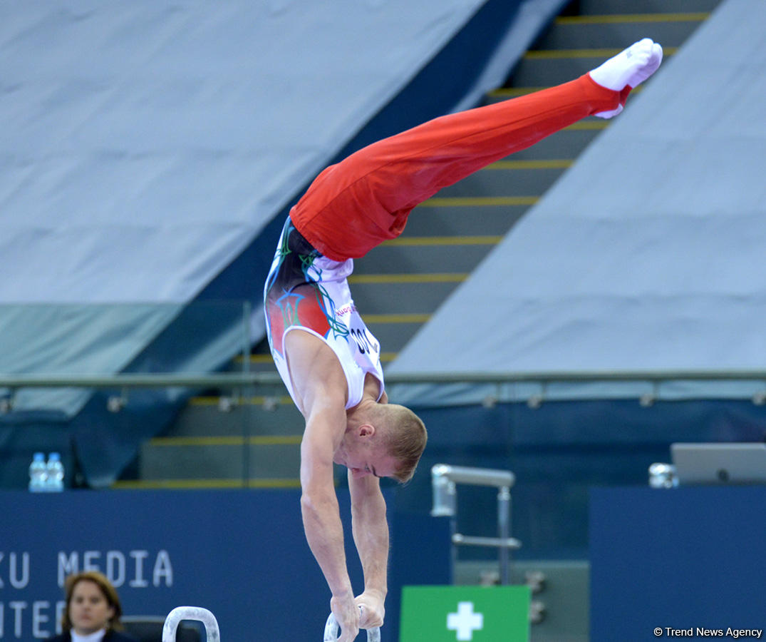 Azerbaijani gymnasts perform at FIG World Challenge Cup (PHOTO)