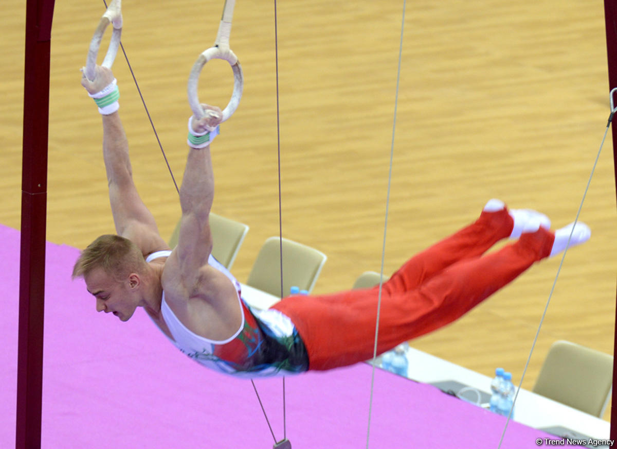 Azerbaijani gymnasts perform at FIG World Challenge Cup (PHOTO)
