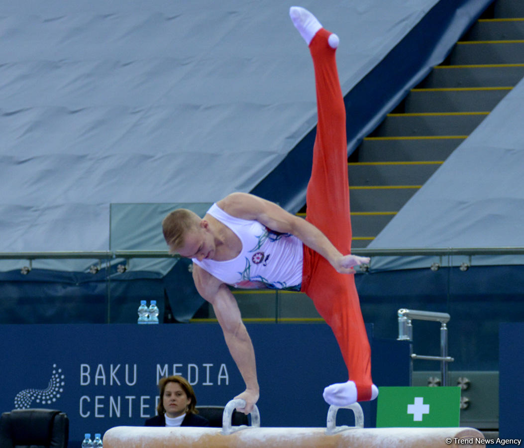 Azerbaijani gymnasts perform at FIG World Challenge Cup (PHOTO)