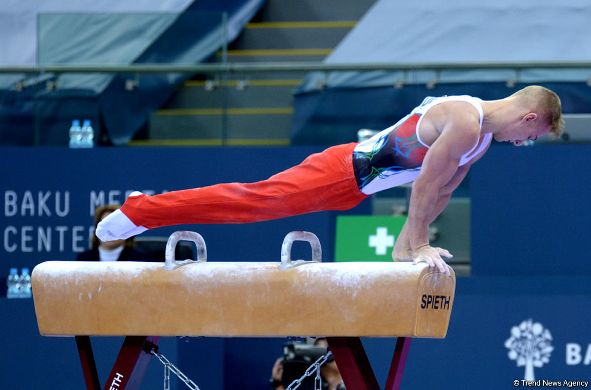 Azerbaijani gymnasts perform at FIG World Challenge Cup (PHOTO)