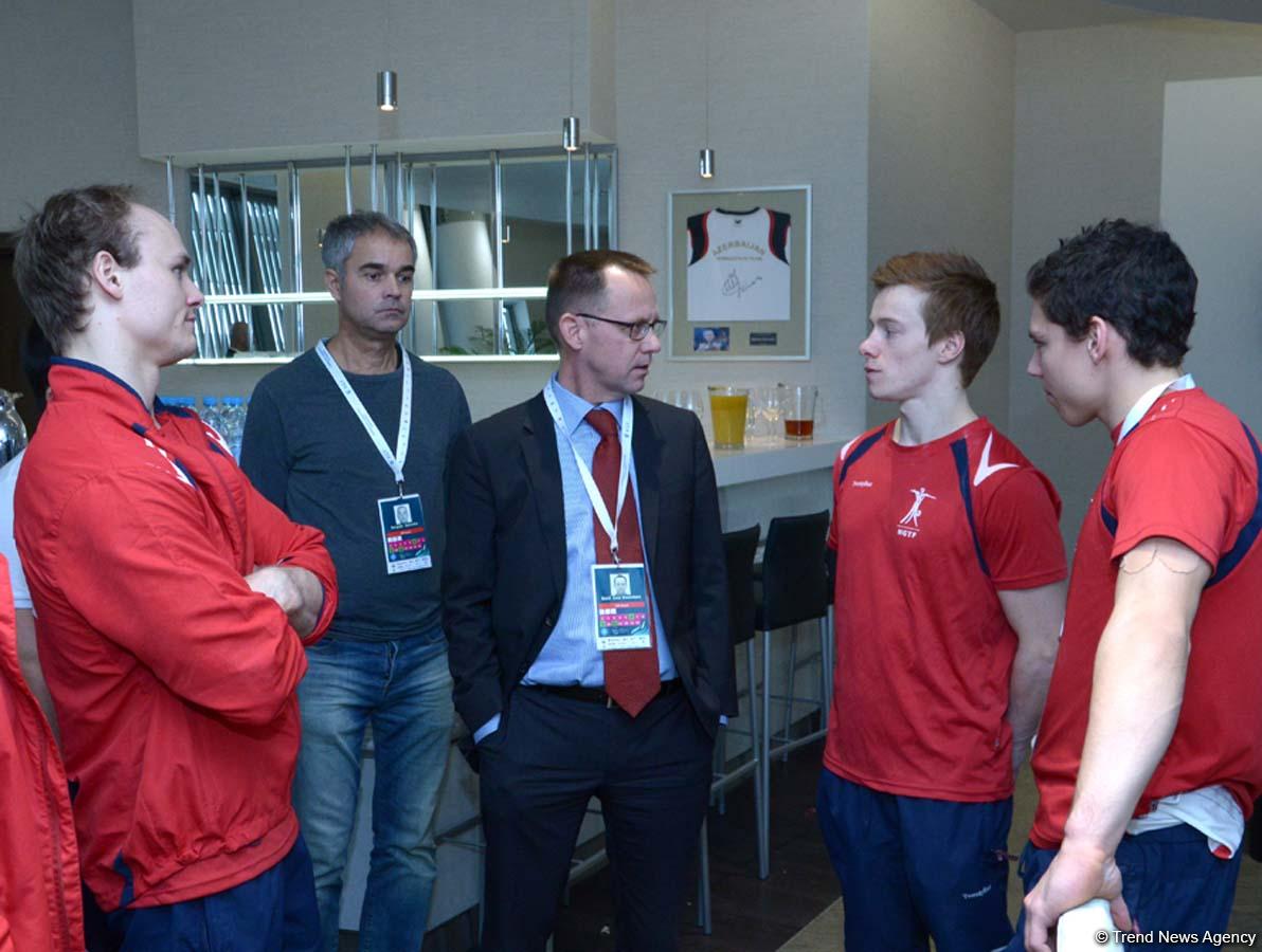 Norwegian athletes impressed by organizing of FIG World Challenge Cup in Baku