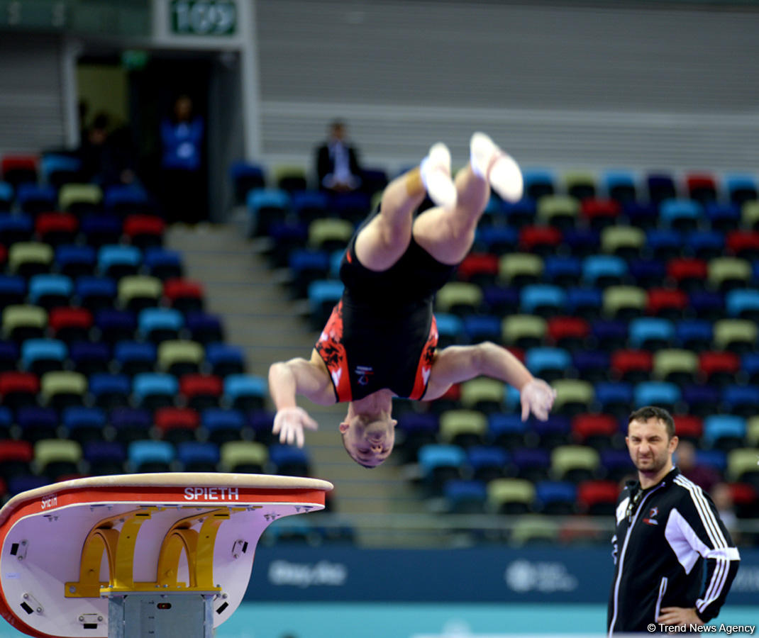 Gymnastics events underway on FIG Cup Day 2 in Baku (PHOTO)
