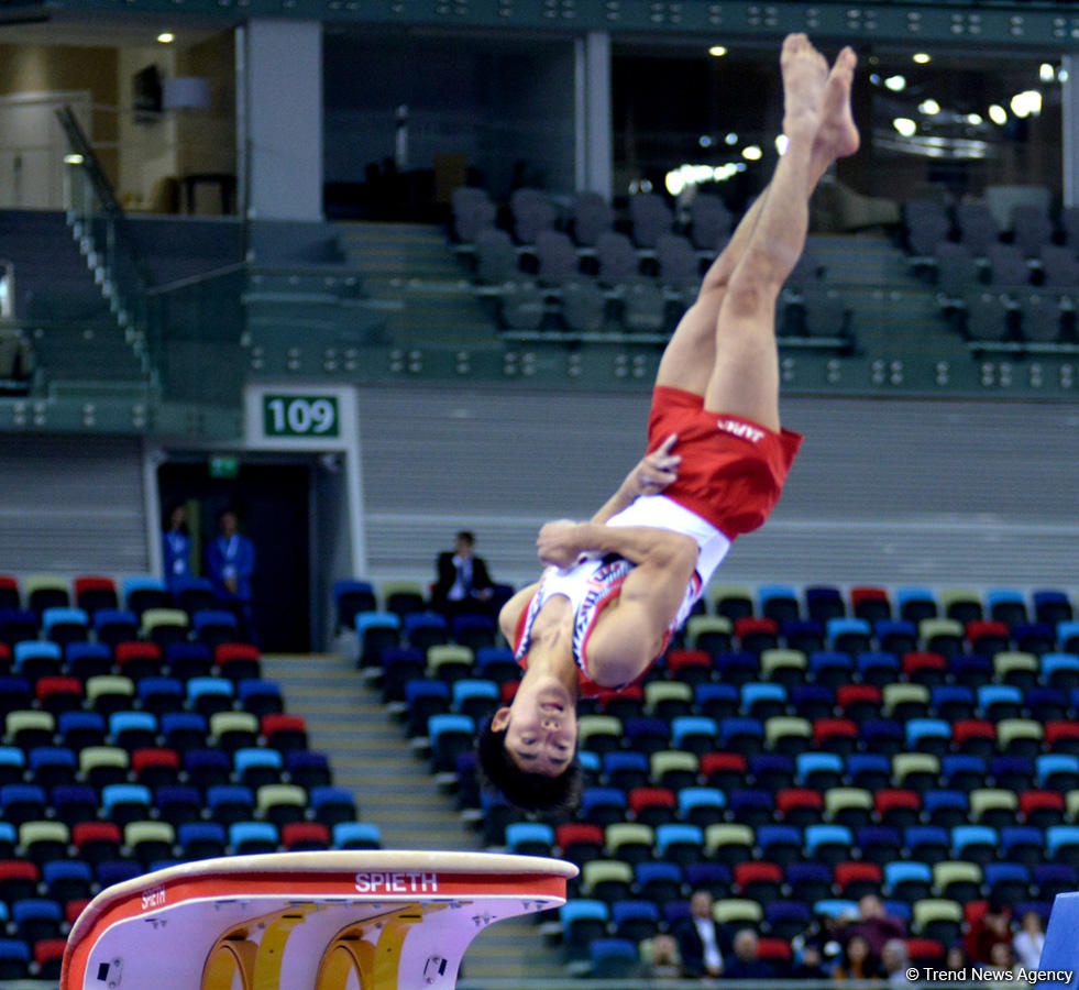Gymnastics events underway on FIG Cup Day 2 in Baku (PHOTO)