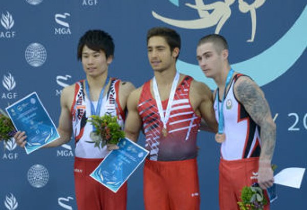 Award ceremony held for first winners of FIG World Challenge Cup in Baku