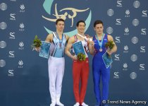 Award ceremony held for second finals winners of FIG World Challenge Cup in Baku (PHOTO)