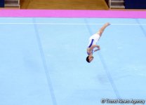 Last day of FIG Artistic Gymnastics World Challenge Cup starts in Baku