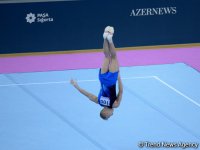 Last day of FIG Artistic Gymnastics World Challenge Cup starts in Baku