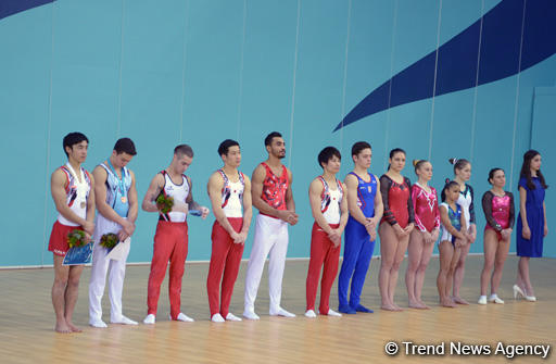 Award ceremony held for second finals winners of FIG World Challenge Cup in Baku (PHOTO)