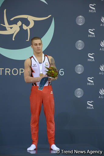 Award ceremony held for second finals winners of FIG World Challenge Cup in Baku (PHOTO)