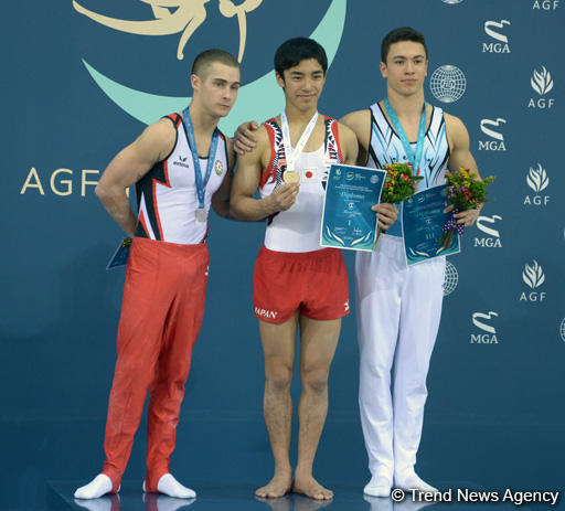 Award ceremony held for second finals winners of FIG World Challenge Cup in Baku (PHOTO)