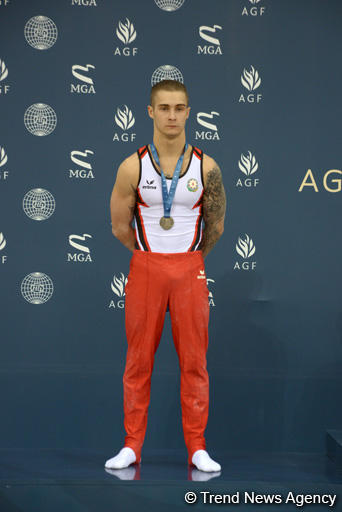 Award ceremony held for second finals winners of FIG World Challenge Cup in Baku (PHOTO)
