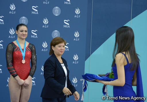 Award ceremony held for second finals winners of FIG World Challenge Cup in Baku (PHOTO)