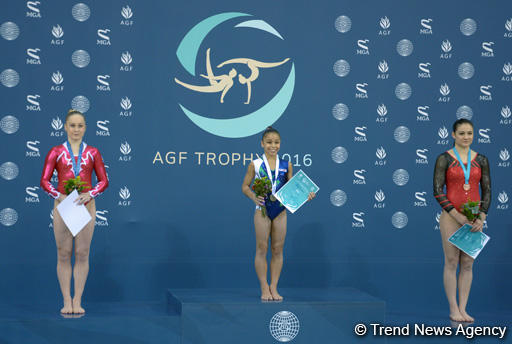 Award ceremony held for second finals winners of FIG World Challenge Cup in Baku (PHOTO)