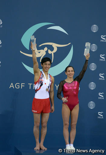 Award ceremony held for second finals winners of FIG World Challenge Cup in Baku (PHOTO)