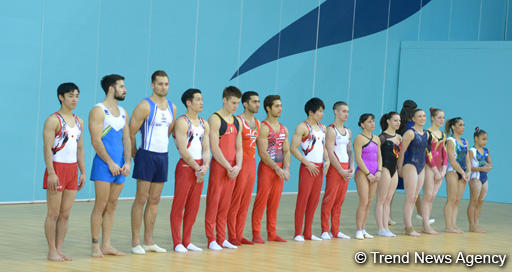 Award ceremony held for first winners of FIG World Challenge Cup in Baku