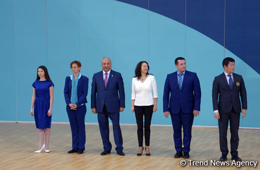 Award ceremony held for first winners of FIG World Challenge Cup in Baku