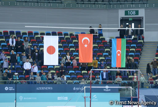 Award ceremony held for first winners of FIG World Challenge Cup in Baku