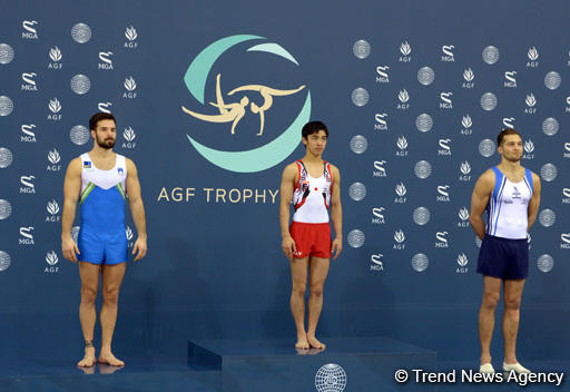 Award ceremony held for first winners of FIG World Challenge Cup in Baku