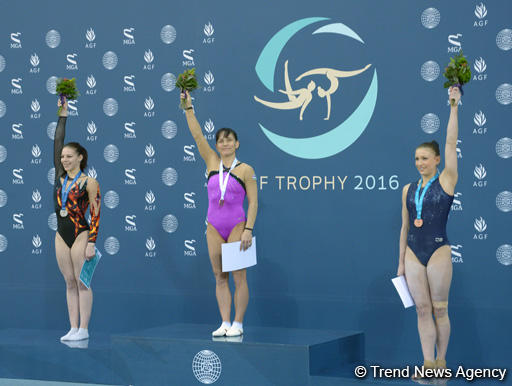 Award ceremony held for first winners of FIG World Challenge Cup in Baku