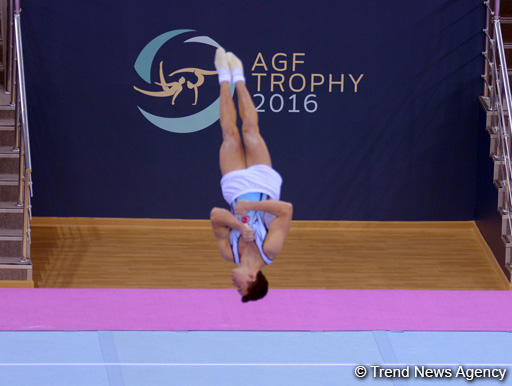 Last day of FIG Artistic Gymnastics World Challenge Cup starts in Baku