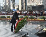 President Aliyev with spouse attend ceremony to commemorate Khojaly tragedy victims (PHOTO)