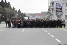Azerbaijani public commemorates Khojaly genocide victims (PHOTO)