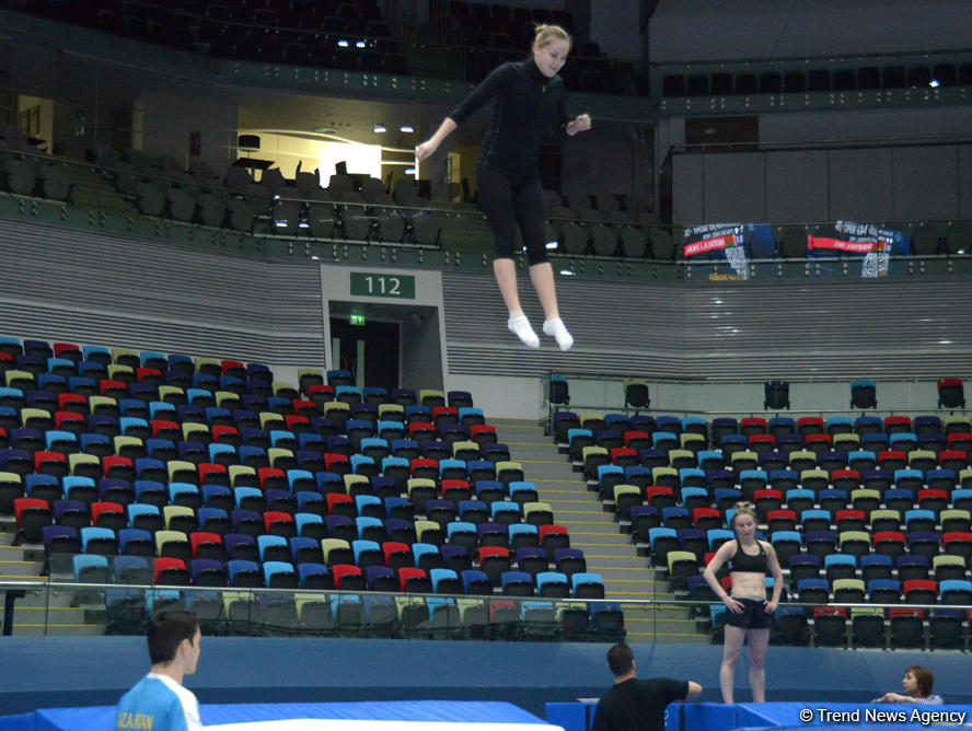 Azerbaijani gymnasts hope for fans’ support at FIG Trampoline Gymnastics World Cup