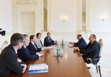 Azerbaijani president receives delegation led by UNWTO secretary-general (PHOTO)