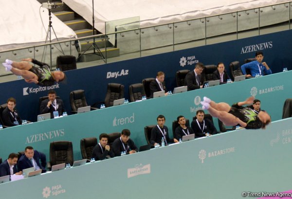 Day 2 of FIG World Cup in Trampoline Gymnastics in Baku (PHOTOS)