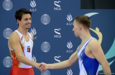Award ceremony held for winners at FIG World Cup in Trampoline Gymnastics in Baku (PHOTOS)