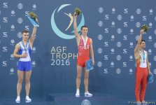 Award ceremony held for winners at FIG World Cup in Trampoline Gymnastics in Baku (PHOTOS)