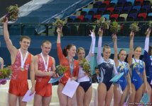 Award ceremony held for winners at FIG World Cup in Trampoline Gymnastics in Baku (PHOTOS)