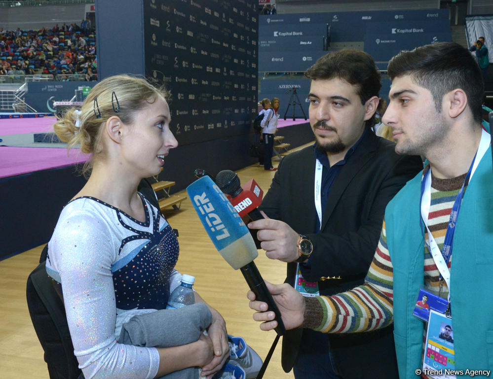 Winning gold at World Cup in Baku – great gift - Belarusian gymnast