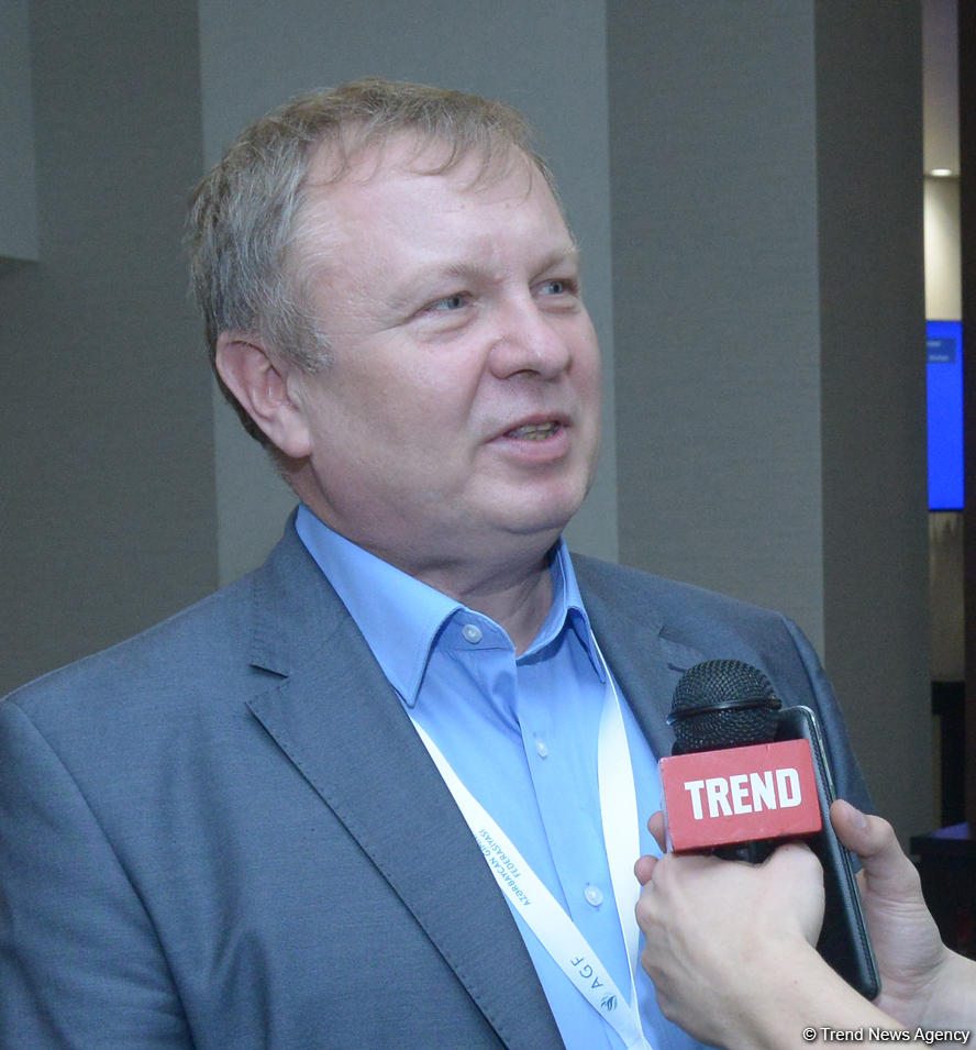 Belarus ambassador hails organization level of FIG World Cup in Trampoline Gymnastics in Baku