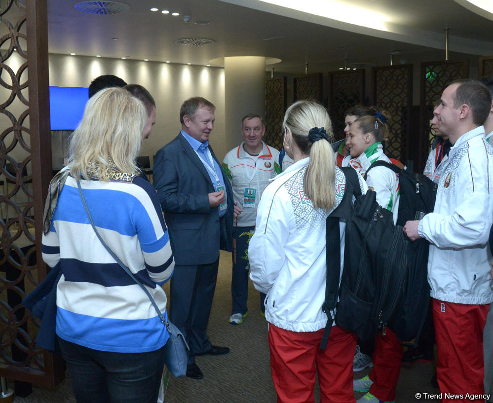Belarus ambassador hails organization level of FIG World Cup in Trampoline Gymnastics in Baku