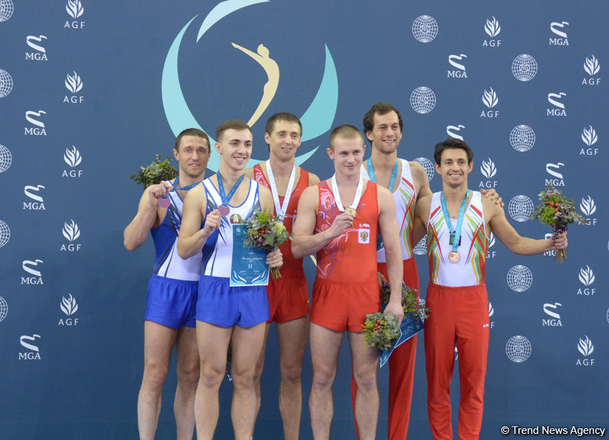 Award ceremony held for winners at FIG World Cup in Trampoline Gymnastics in Baku (PHOTOS)