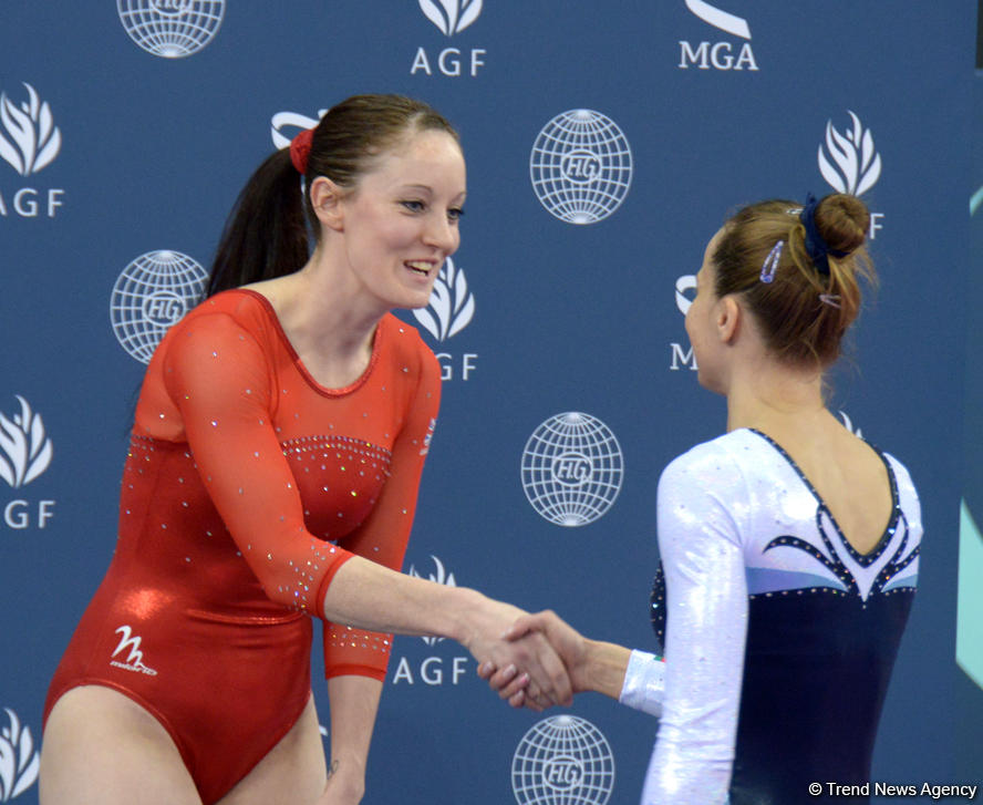 Award ceremony held for winners at FIG World Cup in Trampoline Gymnastics in Baku (PHOTOS)