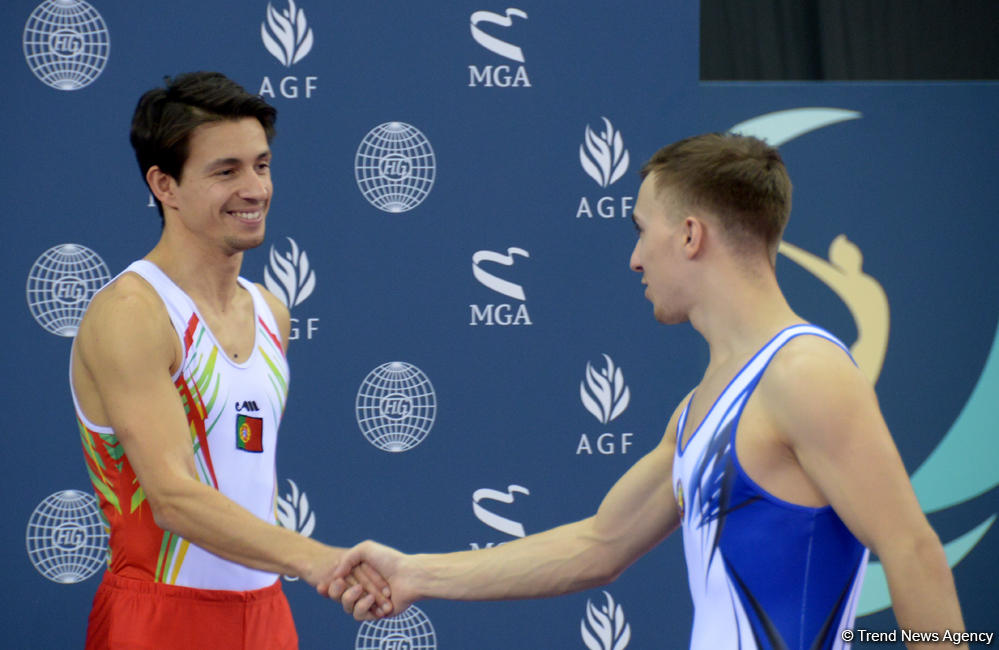 Award ceremony held for winners at FIG World Cup in Trampoline Gymnastics in Baku (PHOTOS)