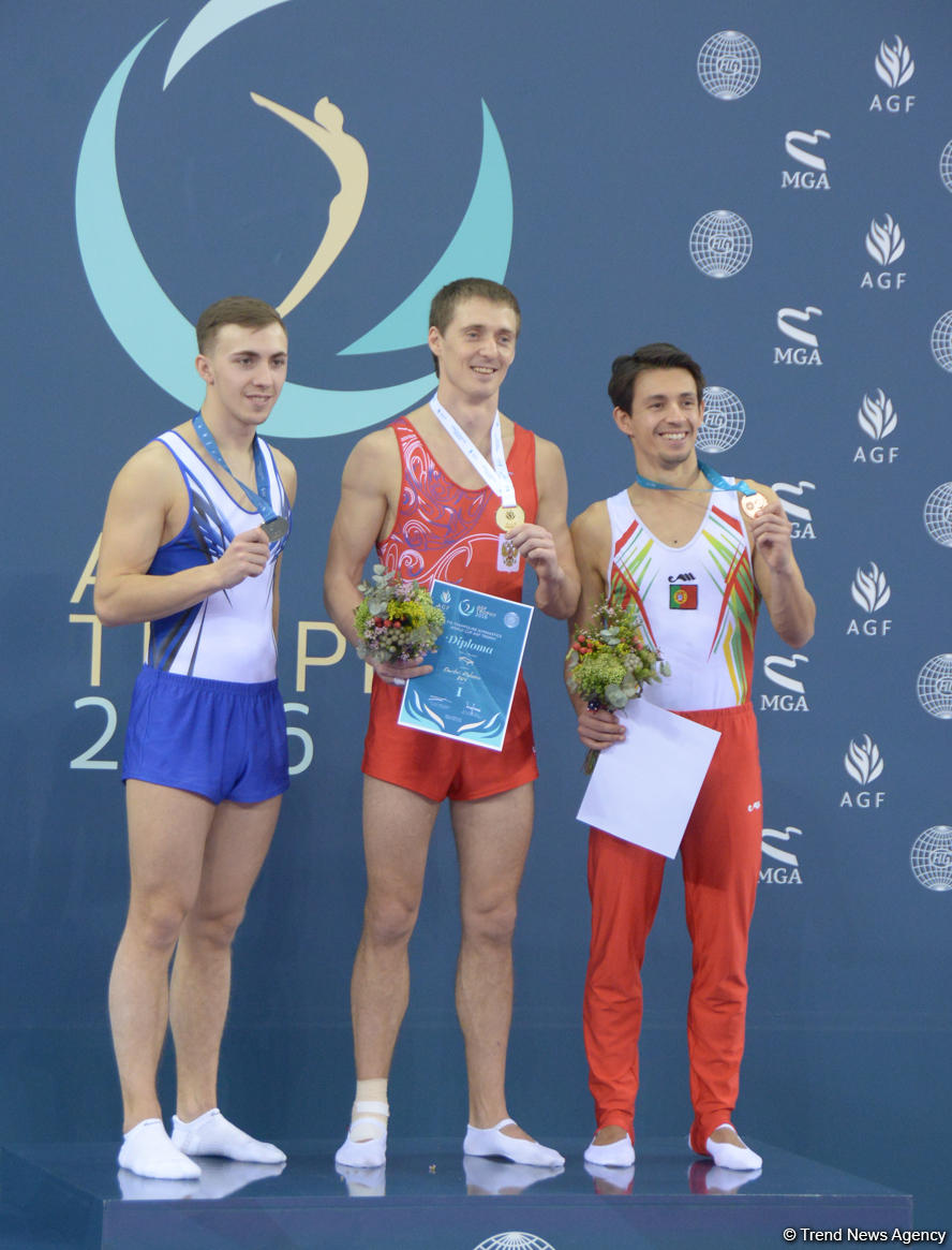 Award ceremony held for winners at FIG World Cup in Trampoline Gymnastics in Baku (PHOTOS)